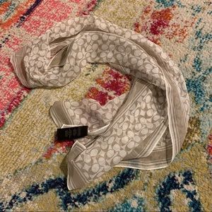 Authentic Coach classic print scarf